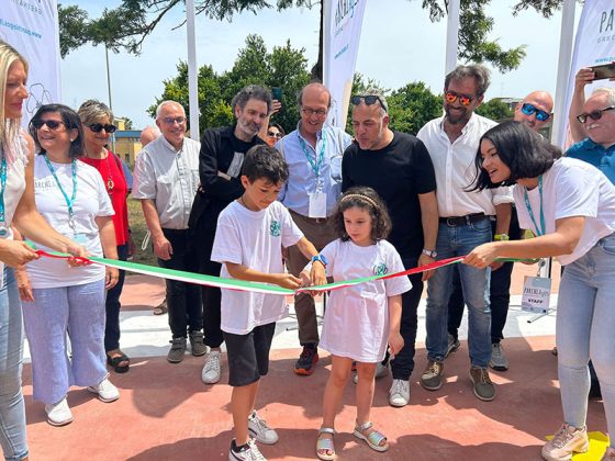 Inaugurato a Lecce il nuovo parco Bruno Petrachi, il primo parco Agos Green&Sport del Sud Italia - Corriere Salentino