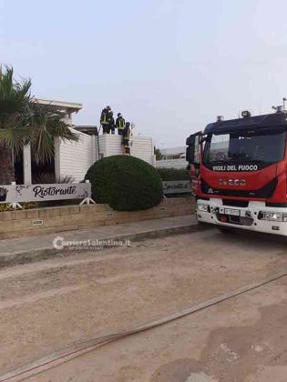 Altra notte, altro incendio: alle fiamme un lounge bar nel Capo di Leuca - Corriere Salentino