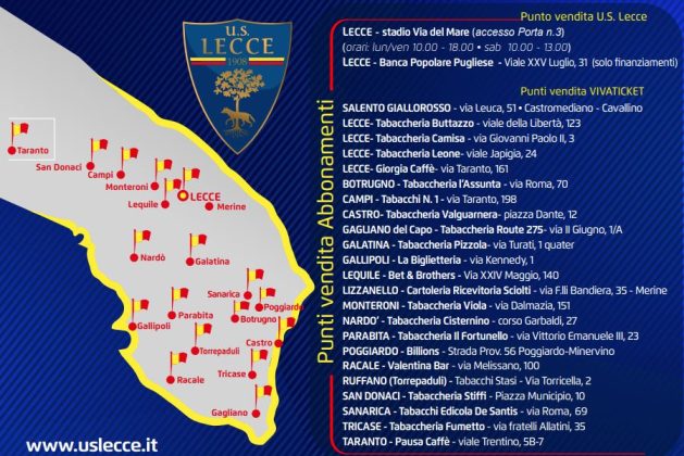 Liguori: “Campagna abbonamenti dalla parte dei tifosi nei costi e per la prelazione. Meglio sottoscrivere online, tranne che per la Est” - Corriere Salentino