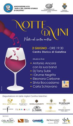 Patrizia Bove espone le sue tele nel Palazzo Andriani-De Vito di Galatina nel corso della notte “DiVini, arte, cultura e tanta musica” - Corriere Salentino