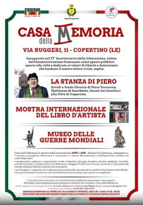 A Copertino una mostra ed un ricordo della Shoah - Corriere Salentino
