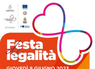 Giovedì 8 giugno 2023, a Corigliano d’Otranto si celebrerà la “Festa di legalità”