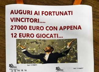 La dea bendata si ferma a Lecce, vinti 27mila euro al “10eLotto”