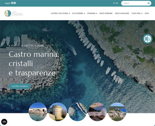 Nasce Visit Castro, il nuovo destination brand del comune salentino. Un nuovo logo e un sito turistico dedicati alla Perla del Salento - Corriere Salentino