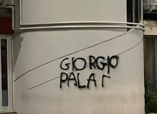 Scritte intimidatorie contro Giorgio Pala in piazzetta, indaga la DIGOS