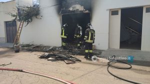 Garage in fiamme, paura nel Salento - Corriere Salentino