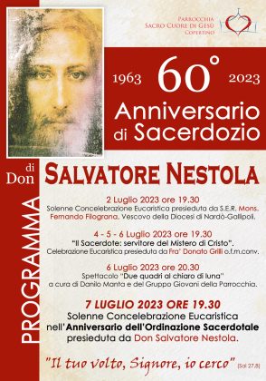 Don Salvatore Nestola festeggia i suoi primi sessantanni di sacerdozio - Corriere Salentino