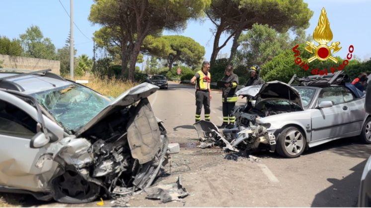 Schianto tra auto sulla via per il mare: tre feriti in ospedale, due con codice rosso - Corriere Salentino