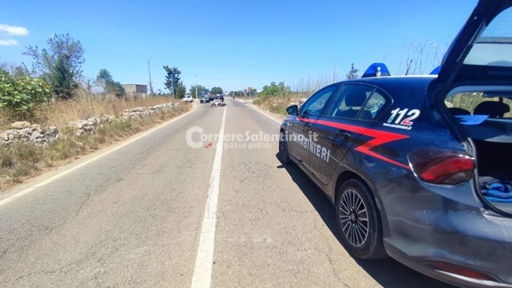 Violento impatto tra auto e scooter sulla provinciale: centauro in ospedale con codice rosso - Corriere Salentino
