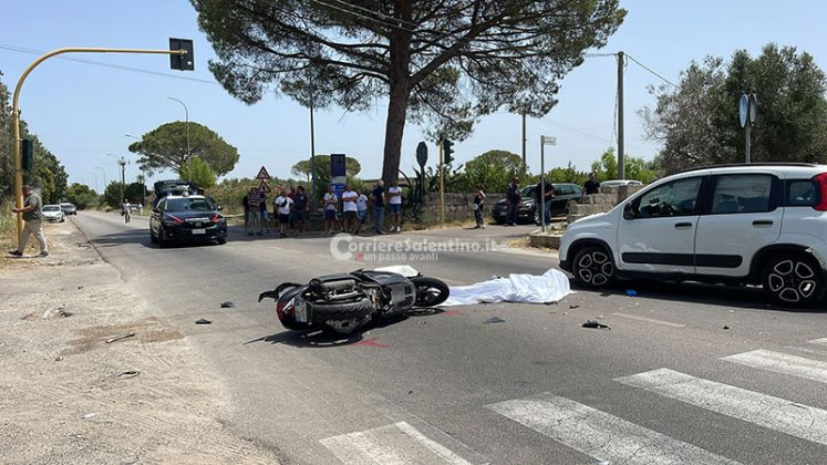 Schianto tra auto e moto nei pressi dell’Ecotekne, nulla da fare per un ragazzo di 35 anni - Corriere Salentino