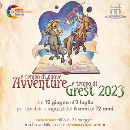 In Oratorio per crescere insieme. L’esperienza estiva della Parrocchia di s. Antonio abate a Carmiano - Corriere Salentino
