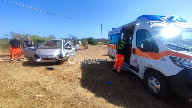 Schianto sulla provinciale, tre feriti gravi - Corriere Salentino
