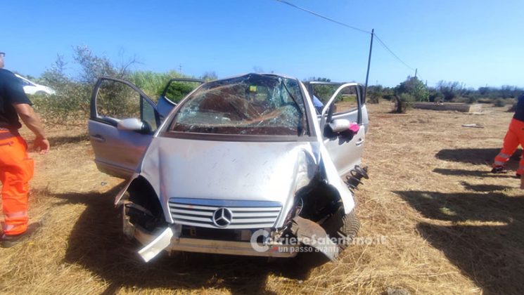 Schianto sulla provinciale, tre feriti gravi - Corriere Salentino