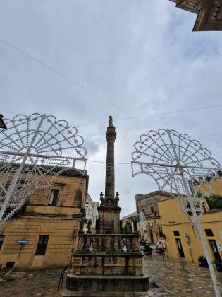 Presicce, la Colonna di Sant’Andrea torna a splendere dopo i lavori di restauro - Corriere Salentino