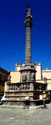 Presicce, la Colonna di Sant’Andrea torna a splendere dopo i lavori di restauro - Corriere Salentino