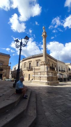 Presicce, la Colonna di Sant’Andrea torna a splendere dopo i lavori di restauro - Corriere Salentino