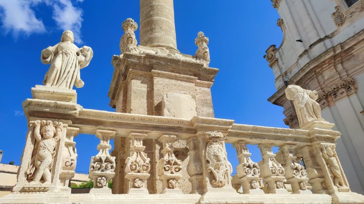 Presicce, la Colonna di Sant’Andrea torna a splendere dopo i lavori di restauro - Corriere Salentino