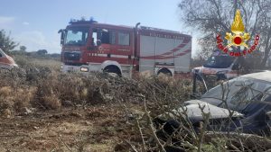 Con l'auto fuori strada, poi lo schianto con un albero: 20enne in ospedale con codice rosso - Corriere Salentino
