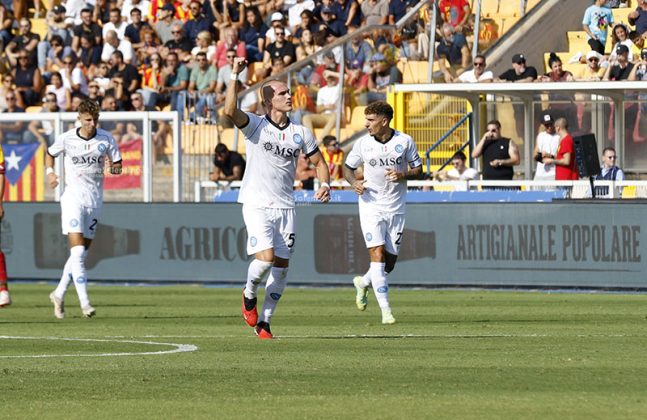 Lecce, che batosta! Il Napoli passeggia al Via del Mare e cala il poker: 4 a 0 - Corriere Salentino