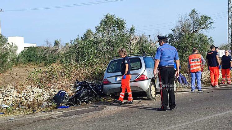 Tragico schianto sulla 275 tra moto ed auto, nulla da fare un 54enne: fu indagato per l’omicidio di Noemi Durini - Corriere Salentino