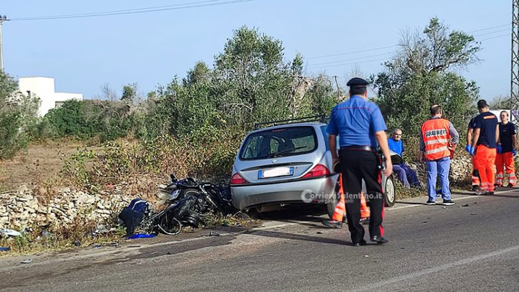 Tragico schianto sulla 275 tra moto ed auto, nulla da fare un 54enne: fu indagato per l’omicidio di Noemi Durini - Corriere Salentino
