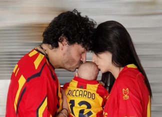 A soli due mesi, il piccolo Riccardo è un abbonato in Curva Nord: è il tifoso più giovane dei giallorossi