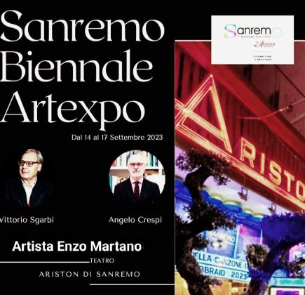 Enzo Martano alla 1° Biennale di Sanremo Arte Expo - Corriere Salentino