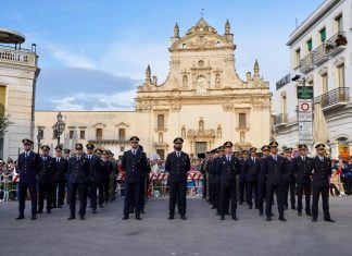 Emiliano a Galatina per la cerimonia consegna delle Aquile