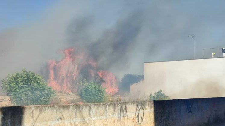 Giornata di fuoco nel Basso Salento: le fiamme raggiungono le case. Centro abitato invaso dal fumo - Corriere Salentino
