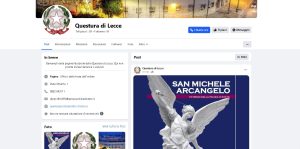 Una pagina Facebook per accorciare le distanze col cittadino: la Questura di Lecce festeggia il patrono sbarcando sui social - Corriere Salentino