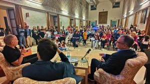 "lo, domani", intervista senza filtri alle nuove generazioni: la prima visione alle Marcelline e l'incontro Strafezza, Sansone e Sticchi Damiani in rappresentanza dell'US Lecce - Corriere Salentino