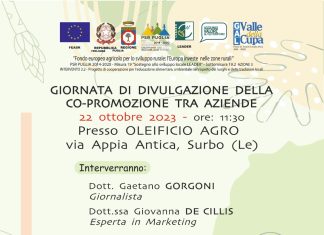 Nell’Oleificio Agro di via Appia Antica una domenica all’insegna della bellezza del nostro patrimonio rurale. “Tipica mediterranea nella Valle della Cupa”, valorizzare l’alimentazione sostenibile e il cobranding