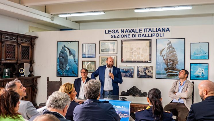 Inaugurazione Themis Terminal per crociere di lusso nel porto di Gallipoli - Corriere Salentino