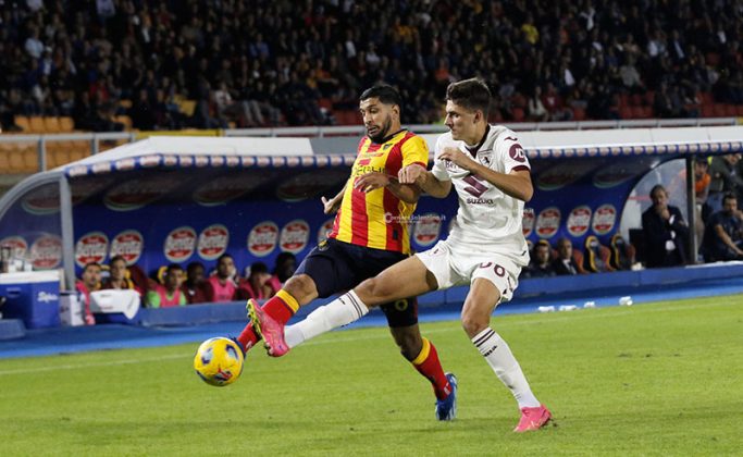 Lecce poco lucido, impreciso e con le polveri bagnate: al Via del Mare passa il Torino per 1 a 0 - Corriere Salentino