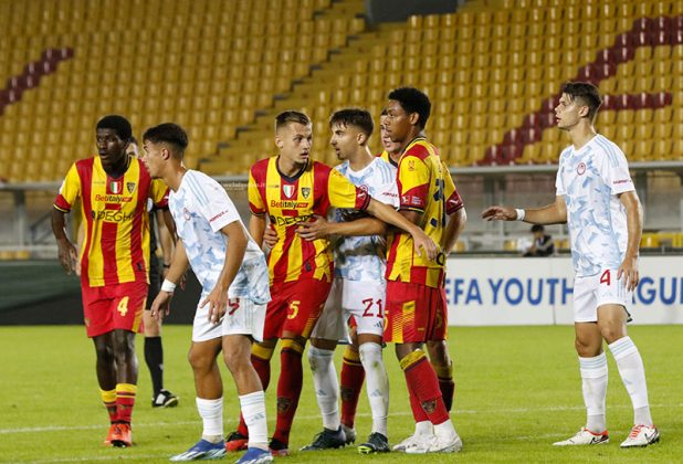 L'Olympiacos surclassa la Primavera del Lecce per il turno di ritorno di Youth League, finisce 1-3 per i greci - Corriere Salentino