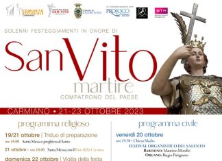 Carmiano in festa per San Vito Martire
