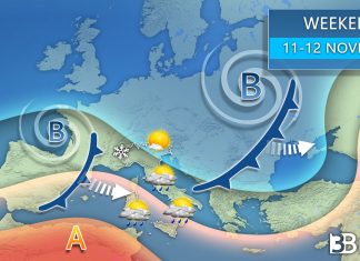 Perturbazioni no-stop, altro maltempo fino al week-end