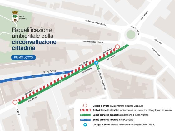 Riqualificazione ecologica della circonvallazione e dei viali storici: avvio cantieri e modifiche viabilità - Corriere Salentino