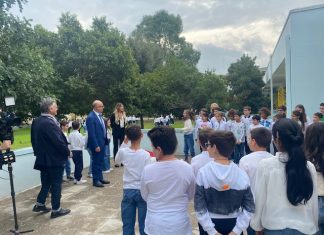 Il Prefetto in visita alla scuola elementare Livio Tempesta per la giornata nazionale della sicurezza nelle scuole