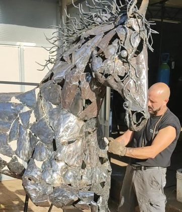 Salento a pArte: Luca Palma, l’artista del ferro - Corriere Salentino