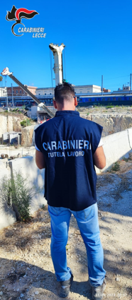 Controlli sui luoghi di lavoro, irregolarità in un terzo delle aziende: sanzioni per 80.000 euro e sospensione per cinque - Corriere Salentino