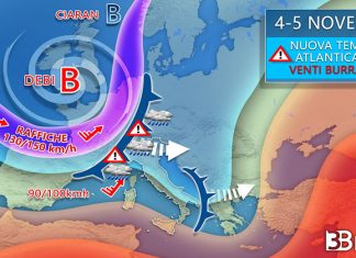 3BMETEO.COM: “Alluvione in Toscana, in due ore la pioggia di due mesi; nel weekend arriva il ciclone Debi”