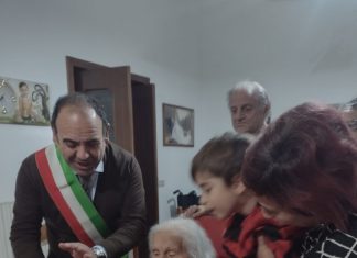 Soleto, nonna Immacolata Gelsemio festeggia il suo centesimo compleanno