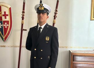 Scuola Navale Militare “F. Morosini” a Venezia, il giuramento, a soli 16 anni, di Matteo Tommasi, ex studente del Banzi