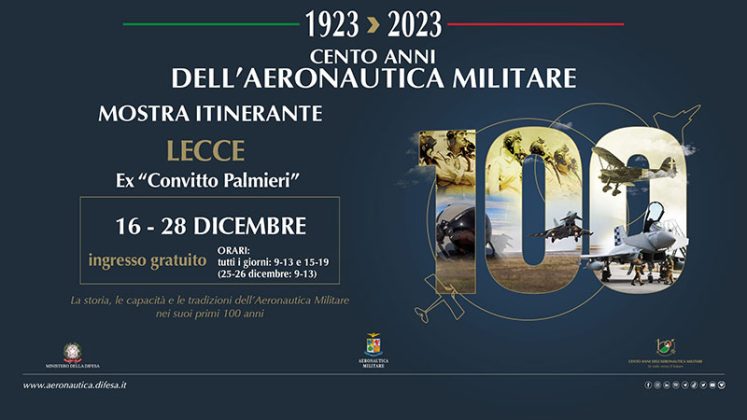 Centenario Aeronautica Militare: a Lecce la Mostra Itinerante che ripercorre i primi 100 anni di storia dell'Arma Azzurra - Corriere Salentino