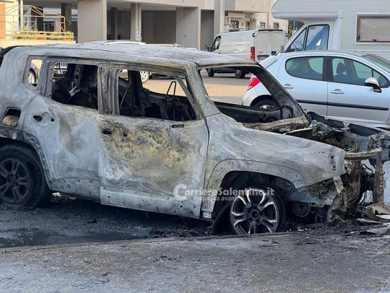 Doppio incendio, quattro mezzi danneggiati dal fuoco: indagini in corso sulle cause - Corriere Salentino