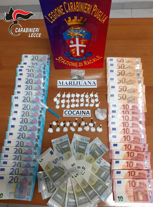 In auto con dosi di cocaina, tre giovani nei guai: un arresto e due denunce - Corriere Salentino