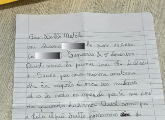Parla d’altruismo, d’amore e di salute la letterina più bella indirizzata a Babbo Natale