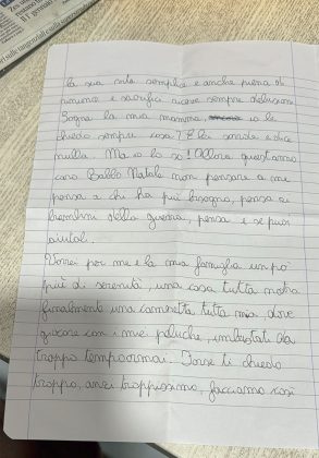 Parla d’altruismo, d’amore e di salute la letterina più bella indirizzata a Babbo Natale - Corriere Salentino