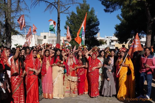 La numerosa comunità indiana festeggia a Lecce il tempio indiano Ram Mandir - Corriere Salentino